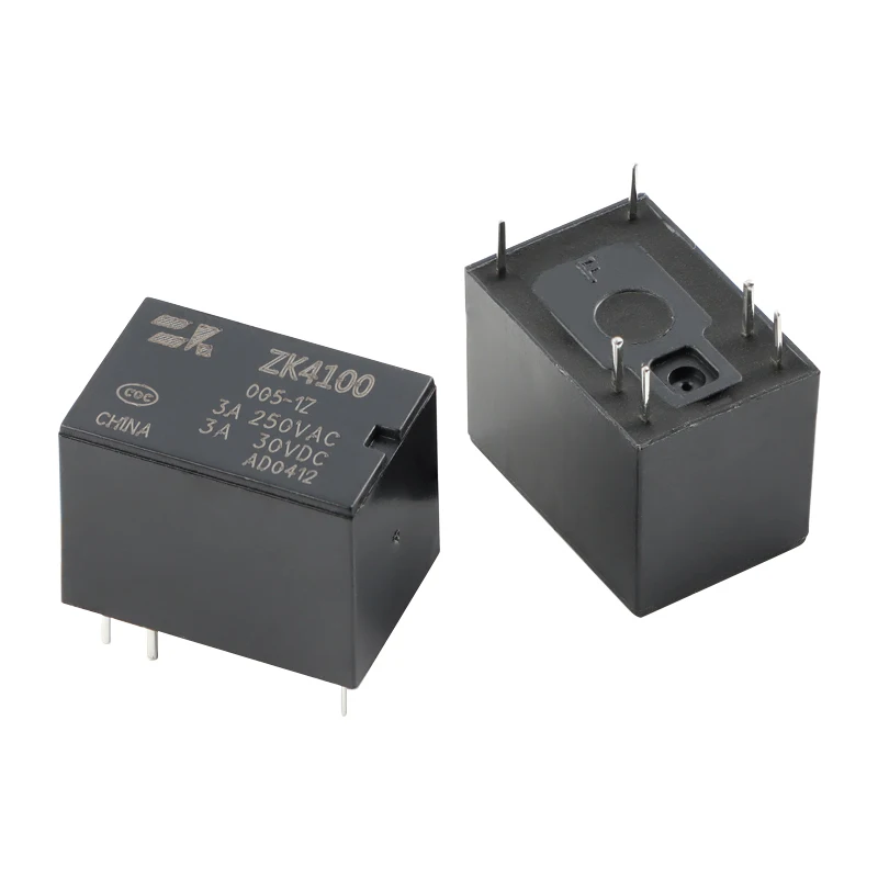 5Pcs/1pc Relay ZK4100 005/012/024-1Z 5/12/24VDC 3A one set conversion 6pin Coil Voltage relay ZK4100 024-1Z 012-1Z 005-1Z