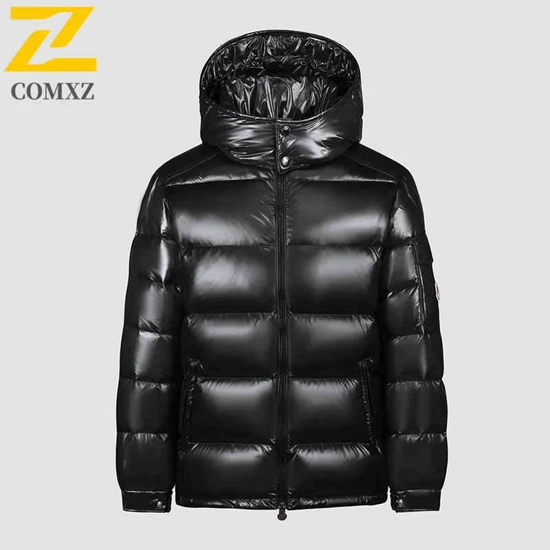 

Men Parka Coat Hooded 2025 Winter Warm Windproof Hiking Bread Jacket Travel Snow Thermal Cold Proof Trendy Cotton-Padded Jacket
