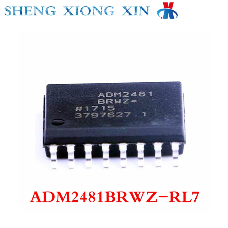 1pcs New 100% ADM2481BRWZ-RL7 SOP-16 Digital Isolator ADM2481 Integrated Circuit