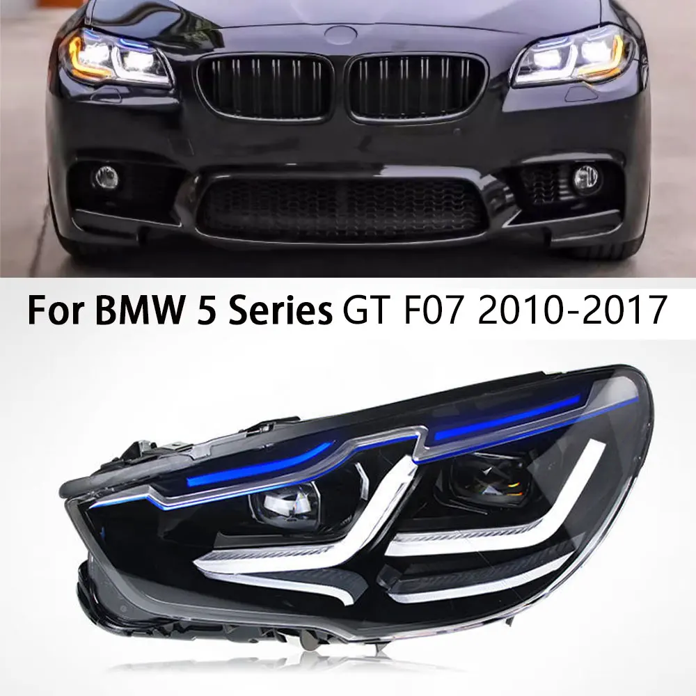 

Стайлинг автомобиля, фары для BMW 5 Series GT F07 2010-2017 светодиодный, фара DRL, сигнал поворота, лампочка, проектор, автомобильные аксессуары