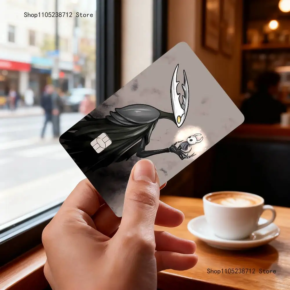 Horror Anime H-Hollow K-Knights crédito débito autobús campus tarjeta de acceso decoración fresca pegatinas impermeables resistentes a los arañazos