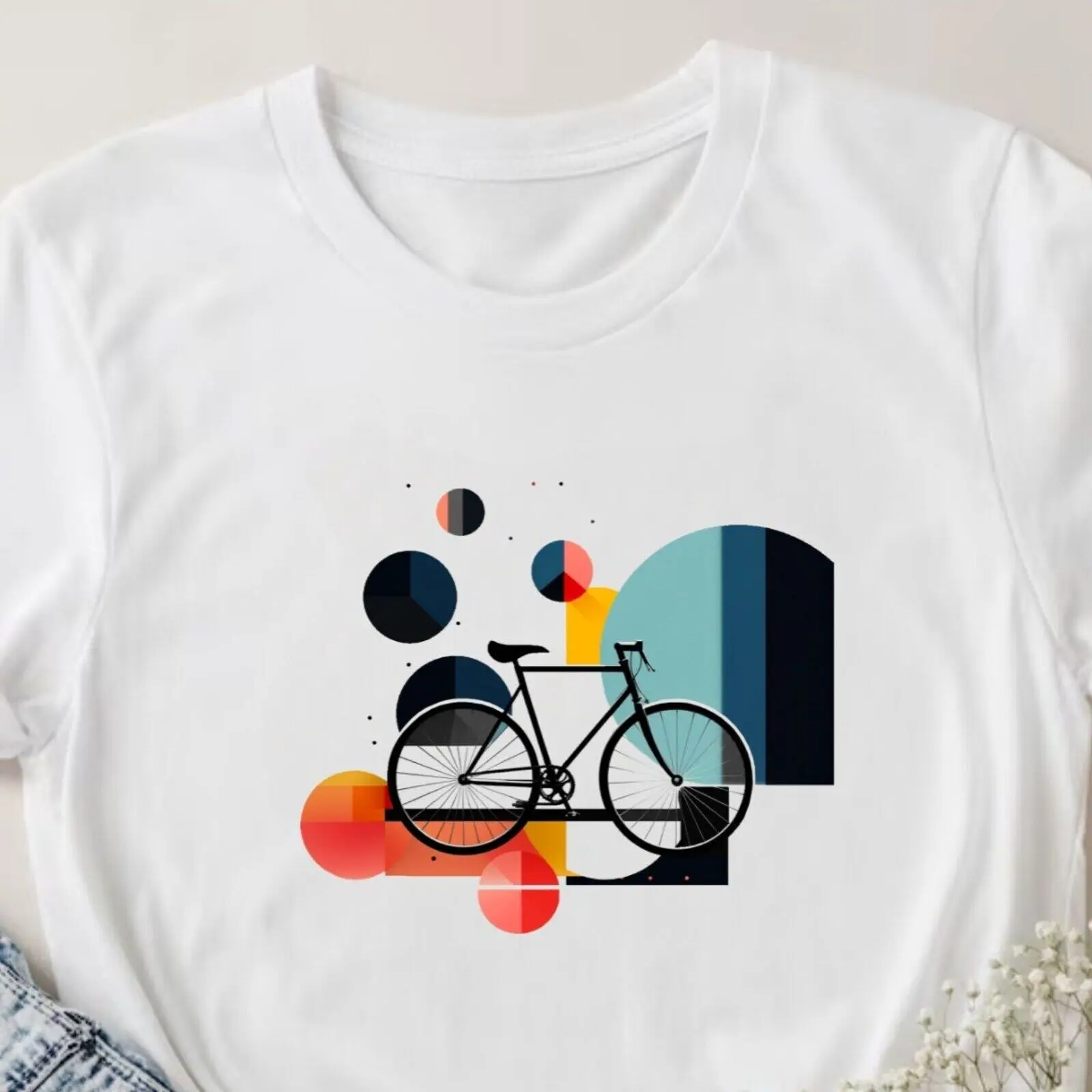 

Bicycle T Shirt, Cycling Shirt, Gift for Cyclist, Bike Art Print