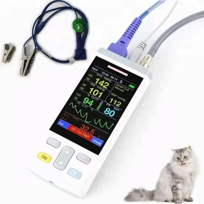 Ranlraka Factory Portable Handheld Vet Vital Signs Monitor Pulse Oximeters Veterinary Monitor De Signos Vitales Co2 Monitors