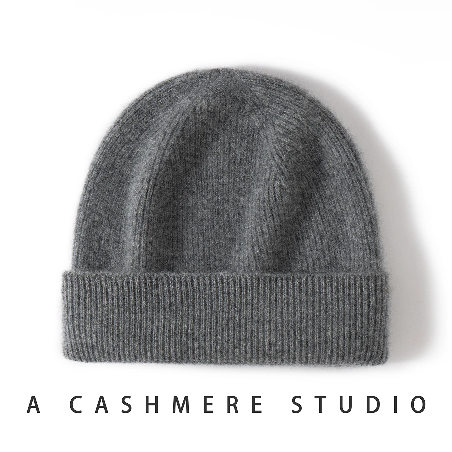 Winter New Hat for Men Knitted Korea Beanie Thick Hats Autumn Outdoor Warm Streetwear Cap Man 100% Cashmere Solid Color Soft Hat