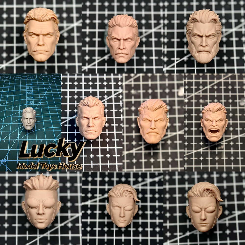 1/12 Invincible Boy Mark Grayson Omnipotent Hero Man Soldier Unbemalte Kopfskulptur zur individuellen Gestaltung für 6 Zoll Mezco/Vtoys Ml Mcfarlane