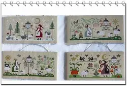 Pacchetto Four Seasons Shepherd Girl che saluta il cucito conteggiato kit con cuciture incrociate, nuovo stile, cross stich contato