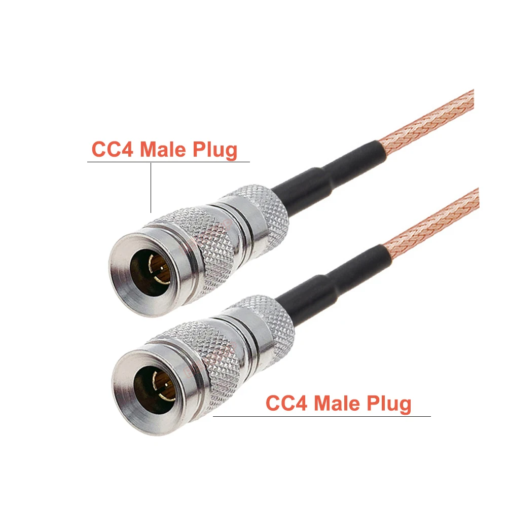 DIN 1.0/2.3 Mini BNC CC4 Male to CC4 Male Plug Connector 75 Ohm RG179 Cable Assembly RF Coaxial Pigtail Jumper HD SDI Cable image 4