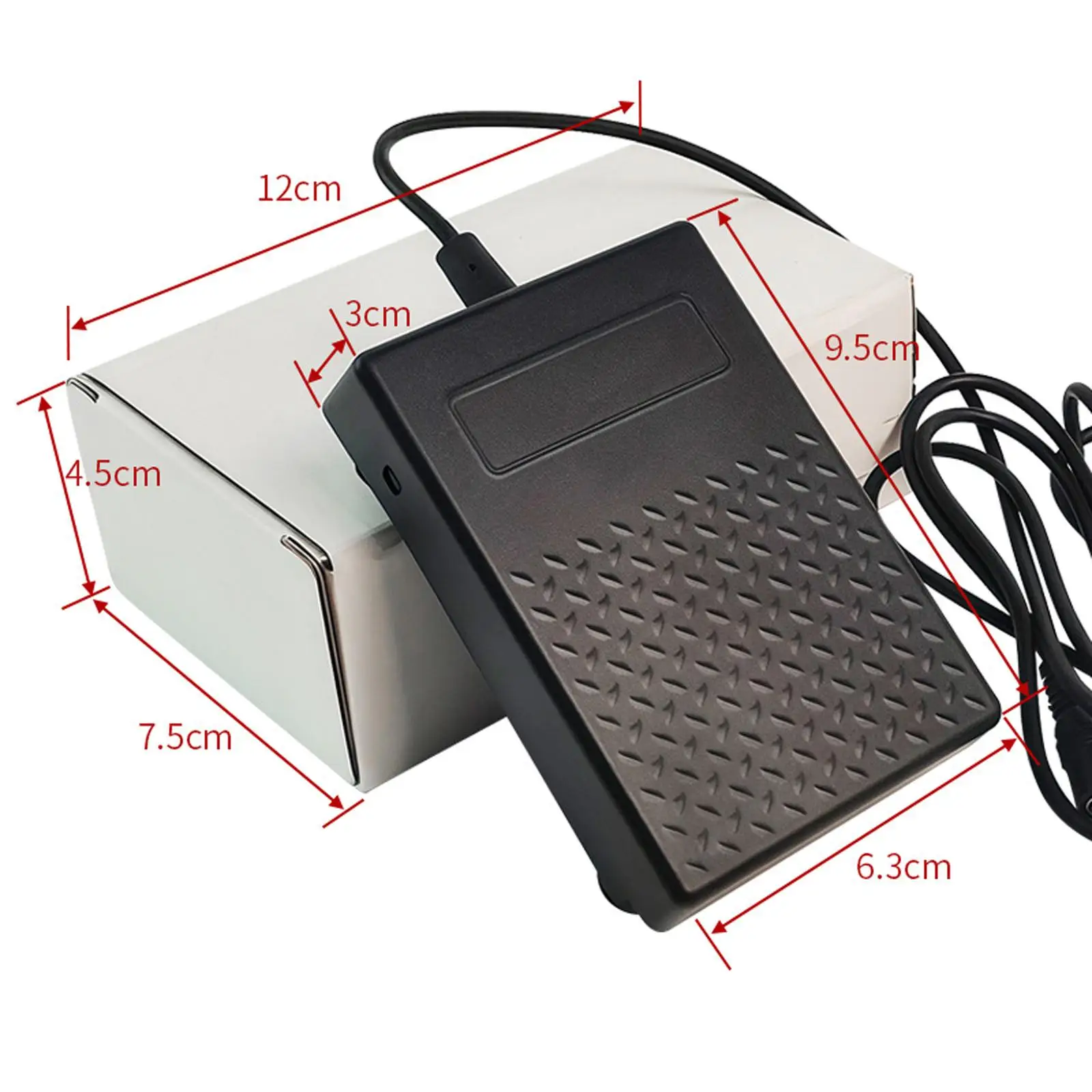 Anti Skid Metal Sustain Pedal Universal 3.5mm Plug Keyboard Accessories for Electric Piano Synthesizer