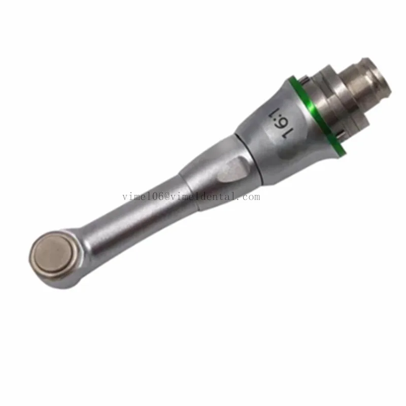 Dental 16:1 Reduction Contra Angle Push Button Head for Cordless Endodontic Endo Motor Dental Equipment