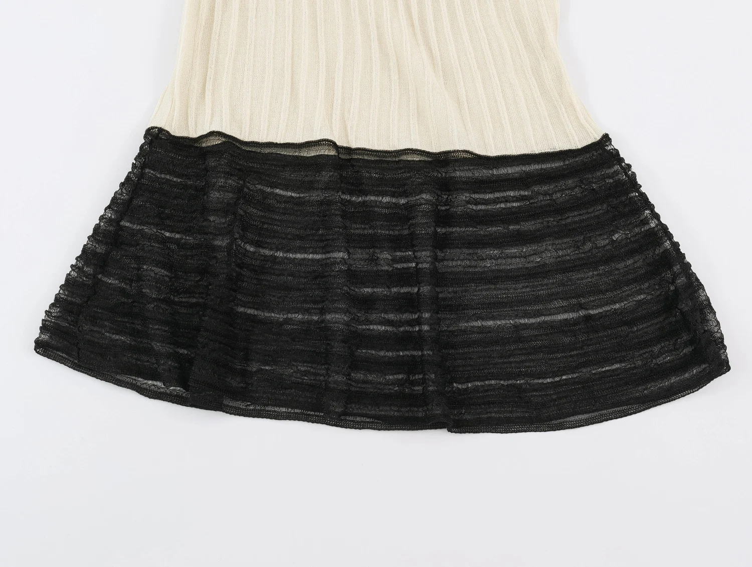 BSAY 2026 Elegantes, kontrastfarben gespleißtes Strick-Midikleid mit Stehkragen, ärmellos, gerippt, schmal geschnitten, Meerjungfrauen-Saum, Party- und Urlaubskleid, langes Kleid – Detail 10