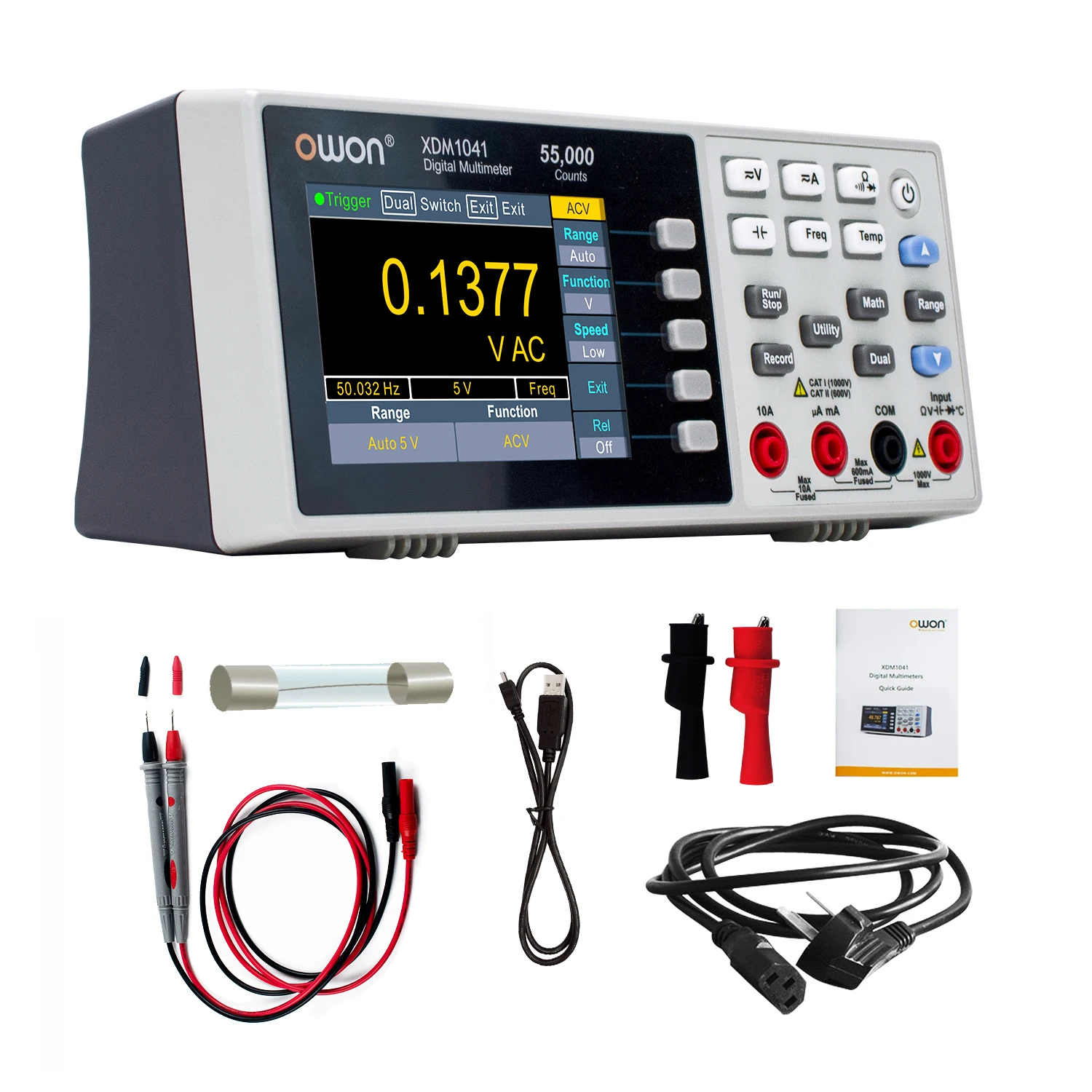 OWON XDM1041 Bench Digital Multimeter 55000 Counts True RMS 3.5\