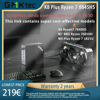 GMKtec Mini PC Gaming K11 K8 Plus M7 AMD Ryzen R7 8845HS 6850H R9 8945HS Dual NIC LAN 2.5G Desktop Computer 2*USB4 HDMI2.1 USB-C