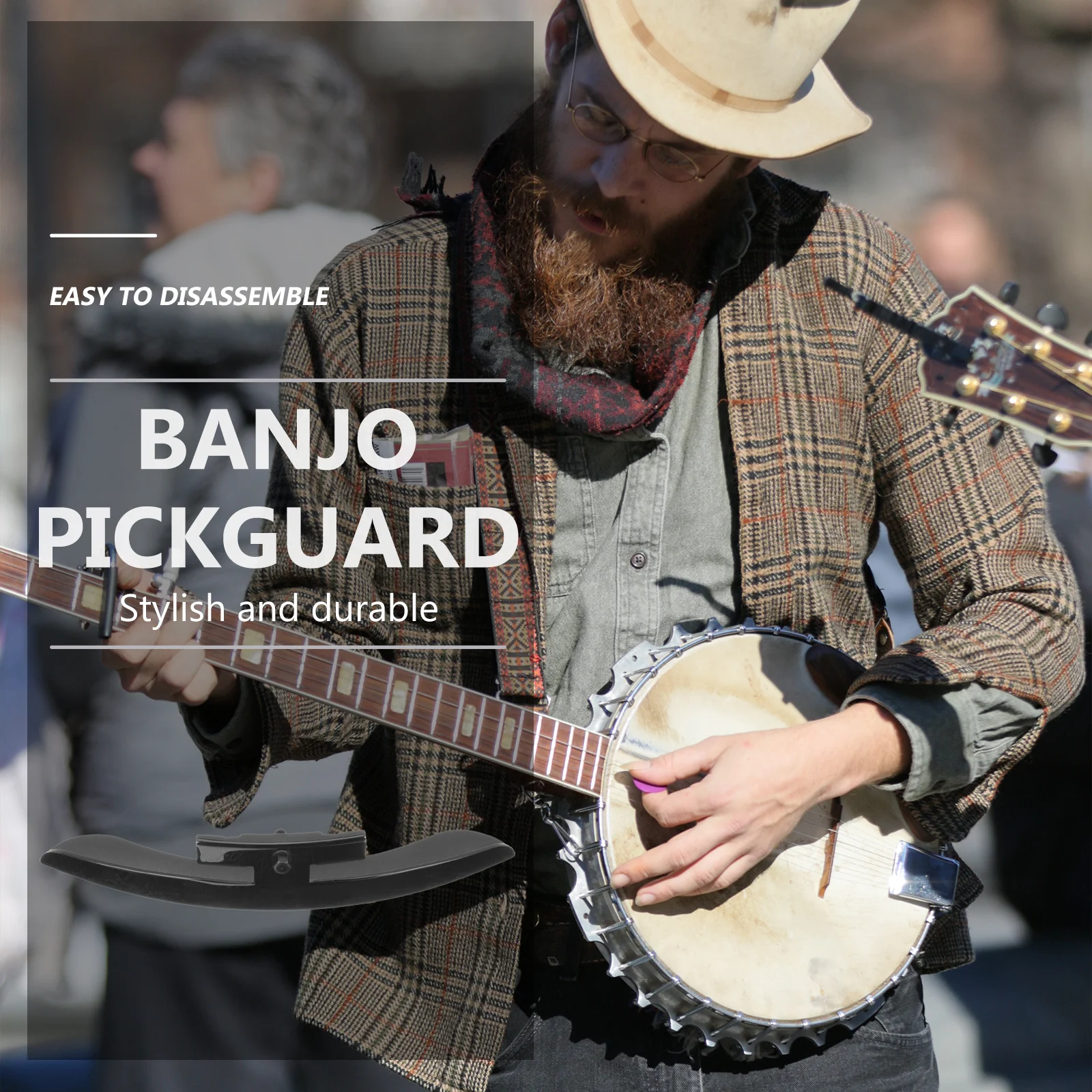 

Metal Banjo Guard Plate Musical Instrument Accessories Durable Protective Bracket For Banjo Instrument Accessories Replacement