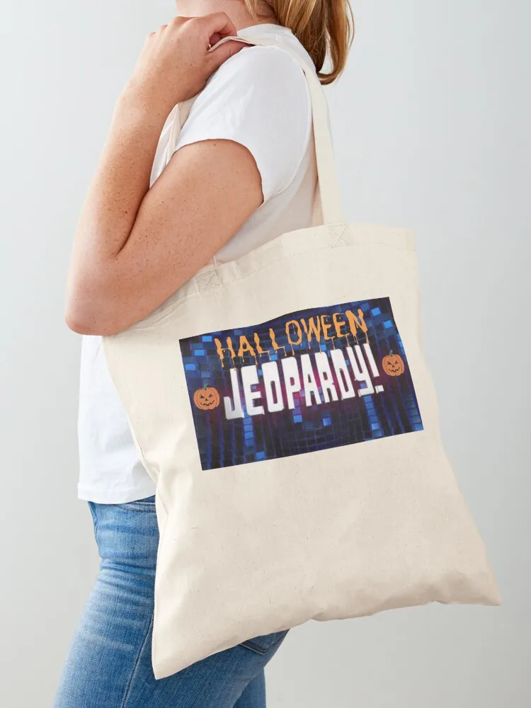 

Halloween jeopardy Tote Bag Portable shopping bag Custom bag Cloth bags Gift