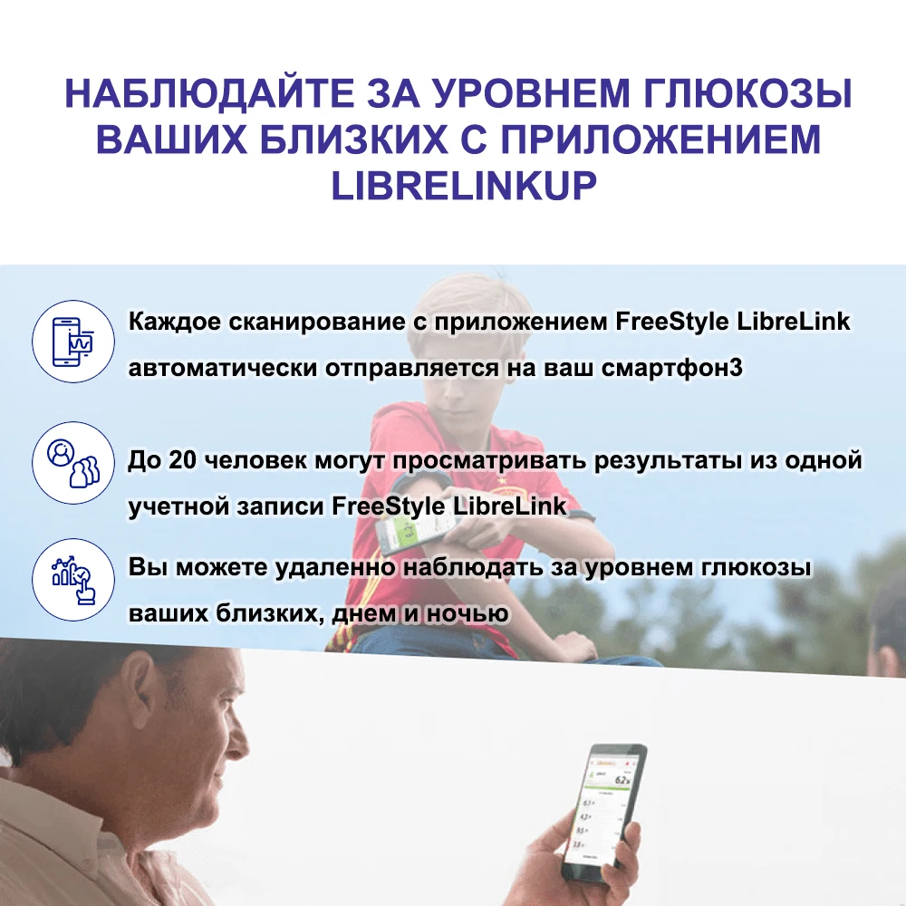 Official 24h Real Time Monitoring Blood Glucose Meter Tester Freestyle Libre Sensor Scanner Sanguis Finger Free Sugar Testing