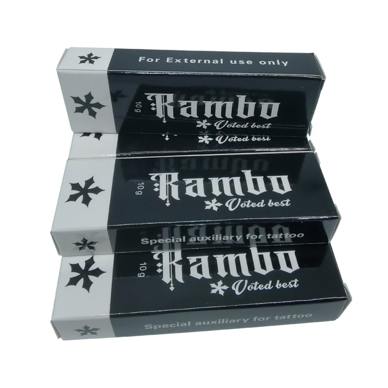 

New High-Quality 75% Rambo Tattoo Cream Before Permanent Makeup Microblading Eyebrow Lips Body Skin 10g