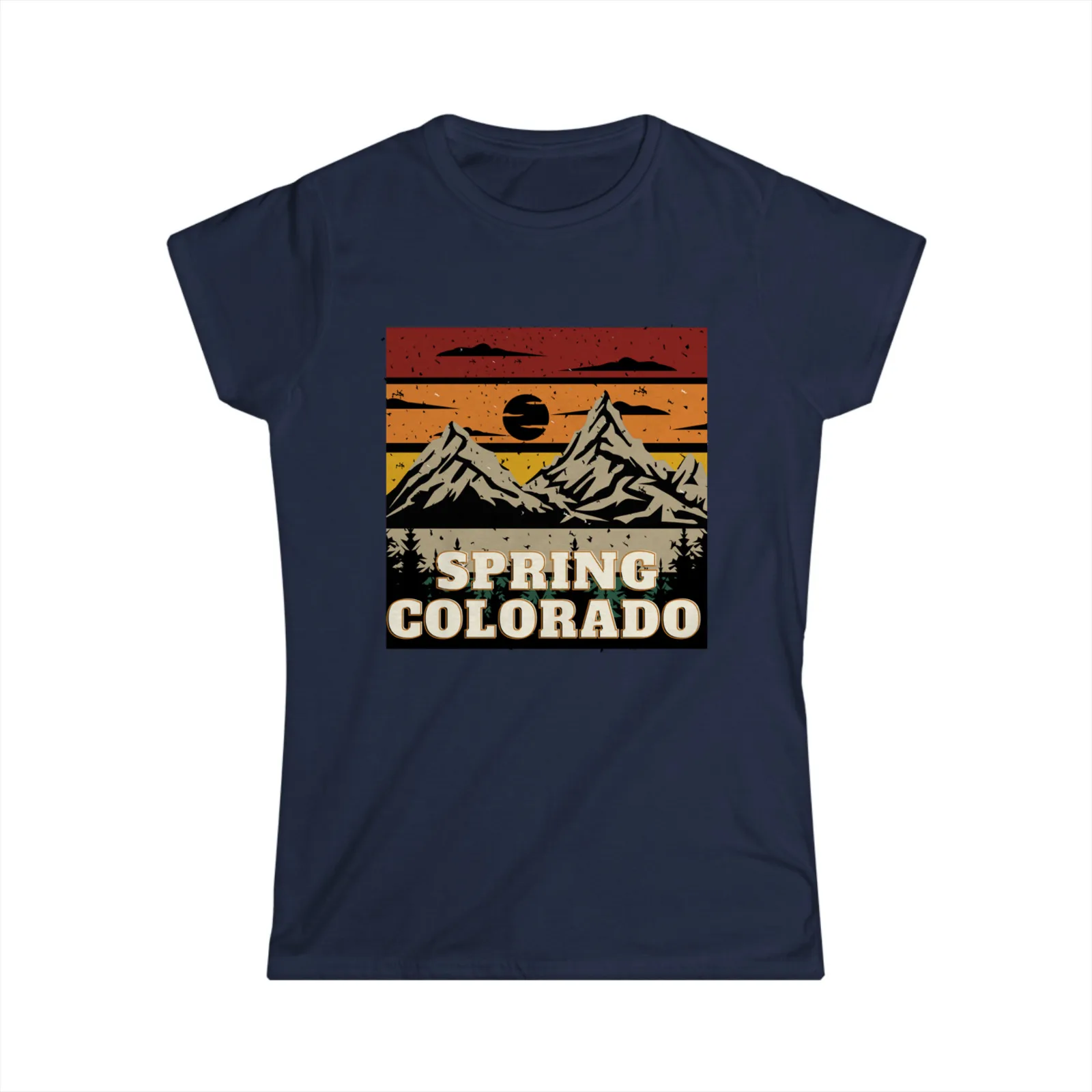 Mountain Retro Vintage Gift Colorado Day Funny Gift Women's Tee