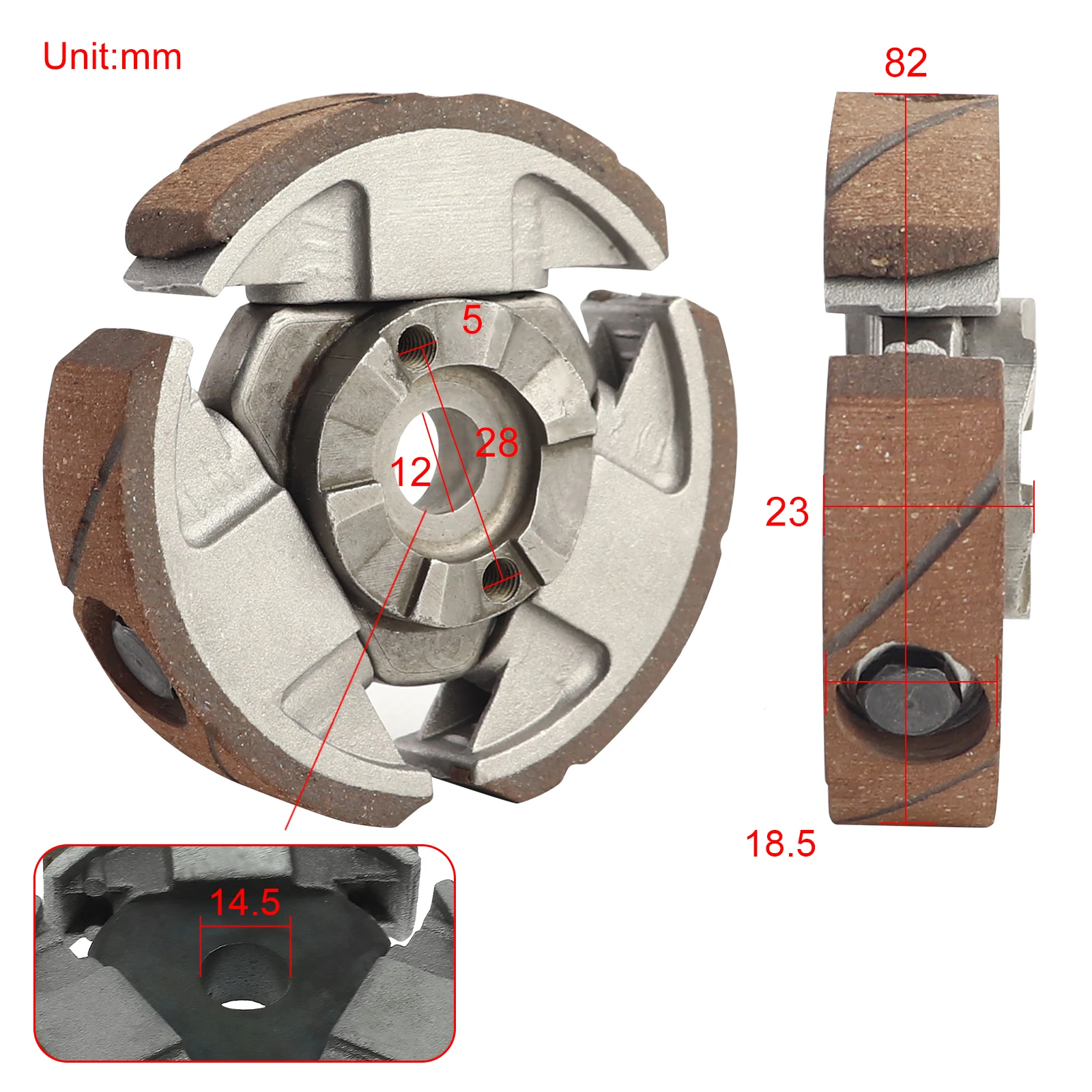 Clutch Pad & Clutch Flywheel Basket Compatible with KTM50 KTM 50 SX Pro Sr Lc Junior Senior Mini Adventure Senior