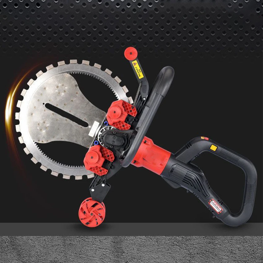 5000W Brushless Ring Saw 30cm Cutting Depth Concrete Cutter for Stone Wall Tile Trenching Professional Power Tools 220V