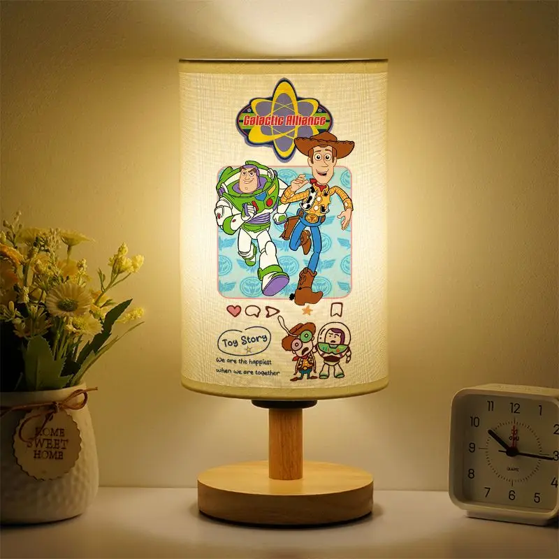 Toy Story Buzz Lightyear Woody Night Light Simple Creative Bedside Lamp Custom Cute Fashion Personality LED Holiday Gift