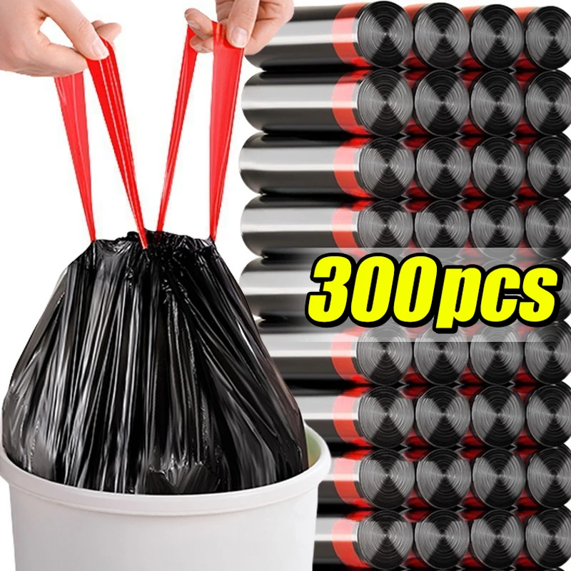 

Garbage Bags Drawstring Trash Bags Small Garbage Bags Unscented Waste Basket Liners for Kitchen Bathroom Office