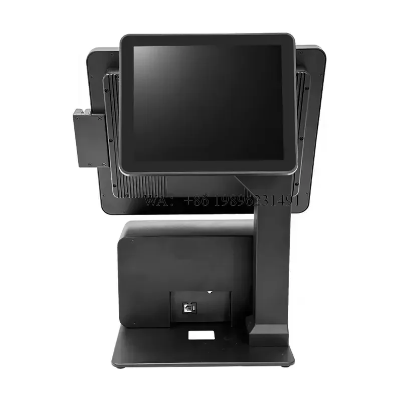 EDA151 Edobbo Windows 15-inch Touchscreen All-In-One POS System with Removable Cash Printer Mini Kiosk Scanner Printer