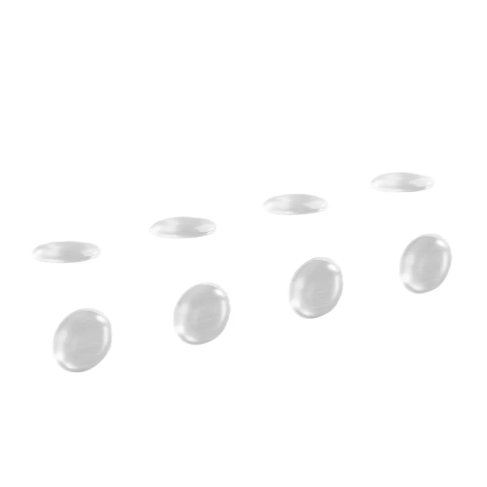 For Refrigerator Doors Self-adhesive Dots Silicone Bumpers 12mm*4.0mm Silicone Door Bumper Pads Transparent Finish