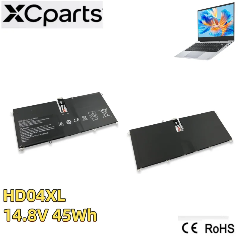

4 ячеек, новый аккумулятор для ноутбука HD04XL для HP Envy Spectre XT 13-2000eg 13-2021tu 13-2120tu HSTNN-IB3V TPN-C104 685989-001 14,8 В 45 Втч