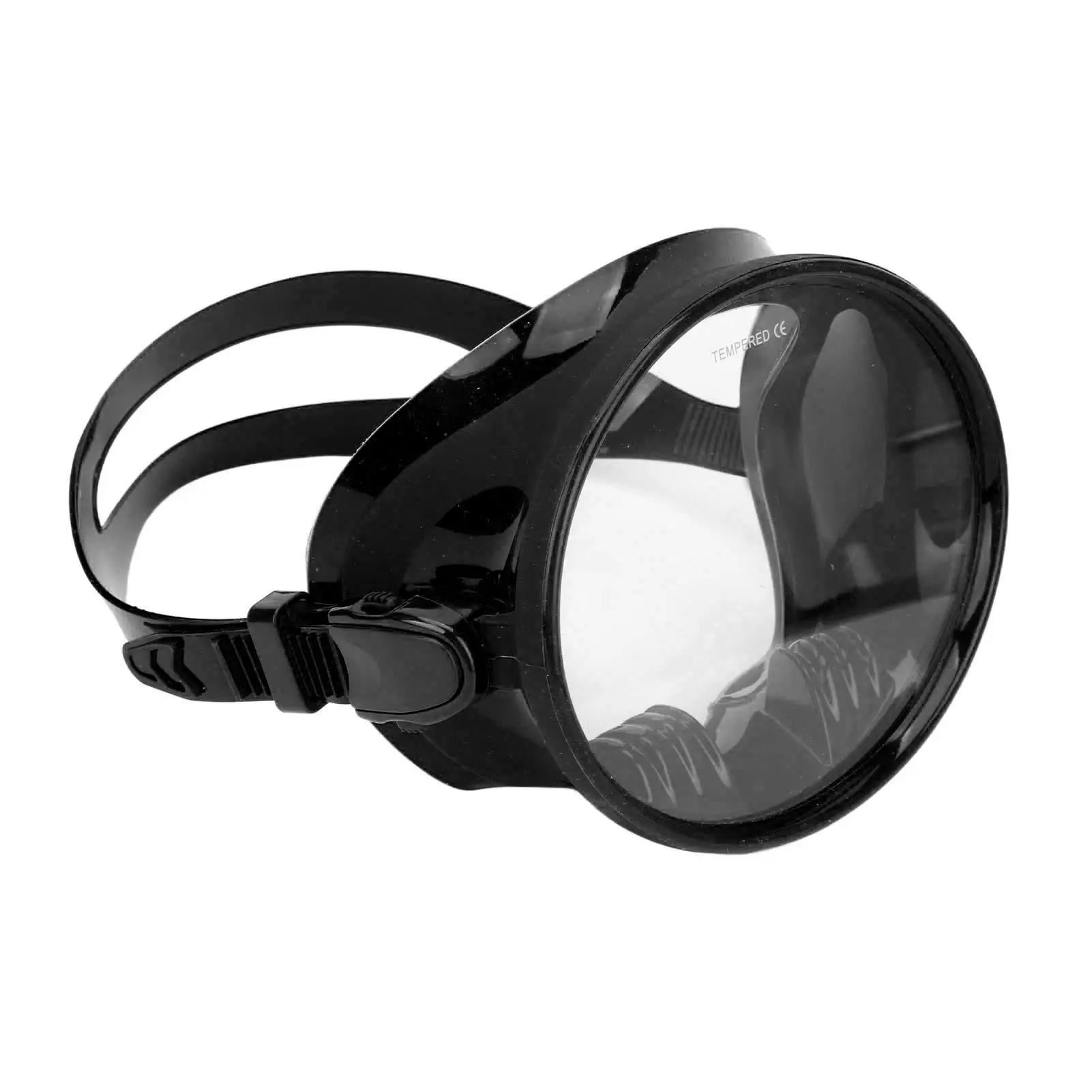 Tempered Glass Diving Goggles with Food-Grade Silicone - Clear View Snorkel Mask for underwater Adventures