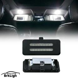 2Pcs Black Shell Led Car Interior Sun Visor Vanity Mirror Reading Light for BMW E90 E91 E92 E60 E61 E84 F25 E70 E71 E72