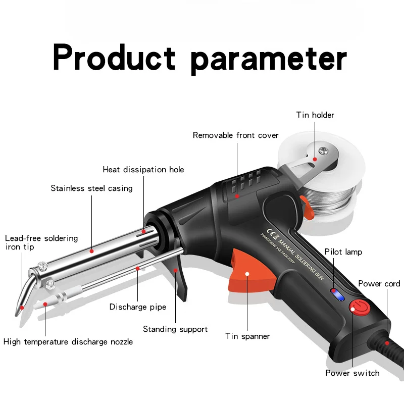 Imagem -06 - Ferro de Solda de Solda Elétrica Estação de Retrabalho Lápis de Calor Dicas Caneta de Calor Equipamento Faça Você Mesmo Mecânico Ferramentas de Reparo