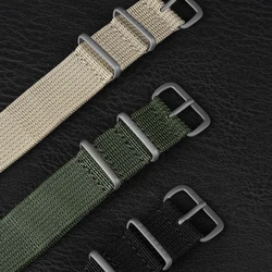 Boderry Field Watch Strap 20mm Wide Universal Type Sports Nylon Strap Pilot Military Watch Band Bag Watchband Gift Men