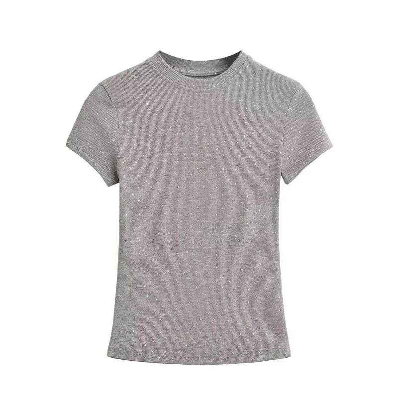 

Женская футболка с коротким рукавом и принтом