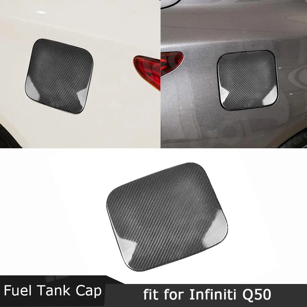 

Car Fuel Tank Air Cap Trim Cover Sticker for Infiniti Q50 2016 -2022 Car Side Decoration Body kit Carbon Fiber Accessories