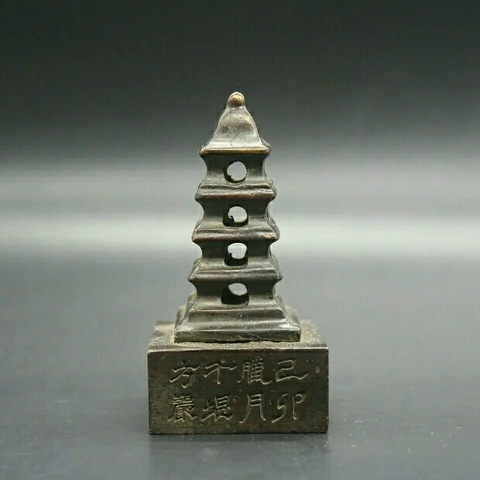 Antiques, Collectibles, Antique-Style Seals, Pagoda-Shaped Seals, Calligraphy, Art Crafts, and Decorative Ornaments