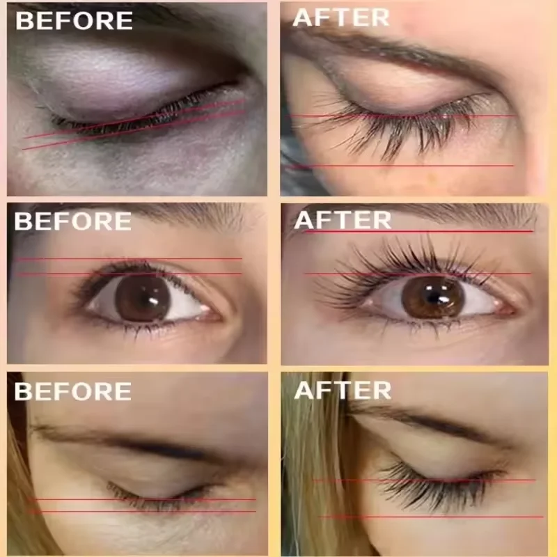 Soro de crescimento rápido de cílios, intensificador de cílios mais forte, líquido natural, ondulação, crescimento, engrossar, levantamento, cuidados com os olhos, maquiagem