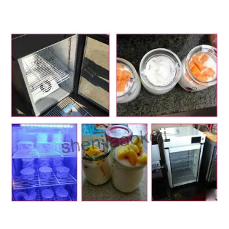 جديد 100L التجارية الزبادي تخمير LK-68SNJ مطحنة آلة تخمير الزبادي خزان كبير التخمير خزانة صانع الزبادي 220 فولت