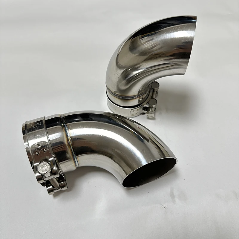 Auto parts Exhaust pipe suppressor Stainless steel exhaust outlet elbow connection