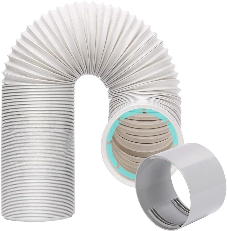 Flexible Conditioner Exhaust Hose Tube Portable Universal Hose Replacement Parts for Mobile Air Conditioning Exhaust Vent Pipe