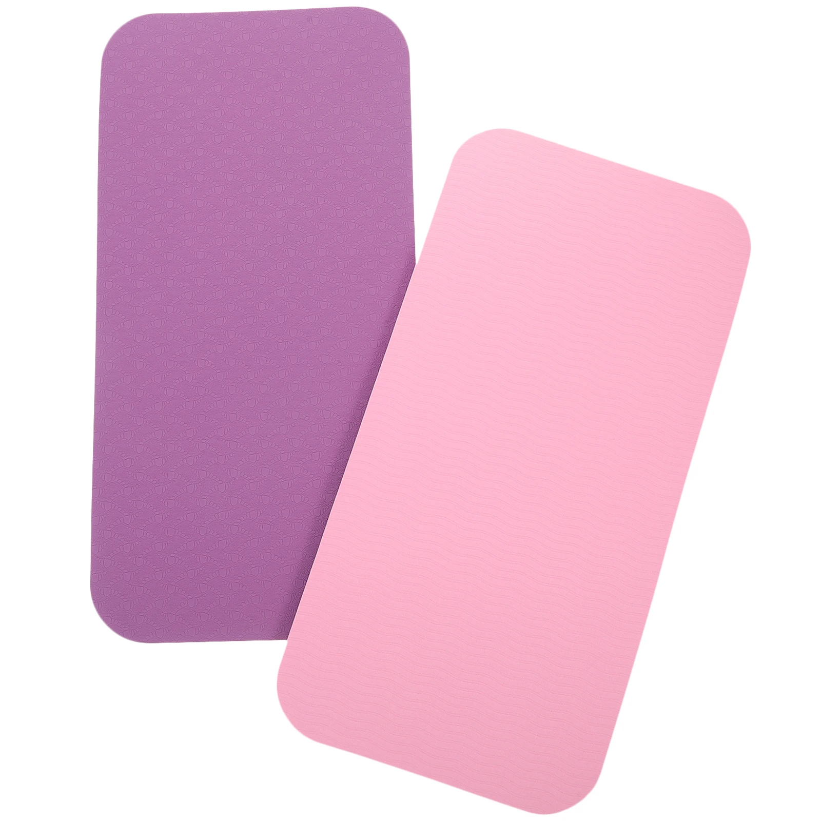 

2pcs Kneeling Mat Thickened Protective Cushion Non-Slip Exercise Pad For Gym Floor Workouts Knee Elbow Guard Durable Tpe
