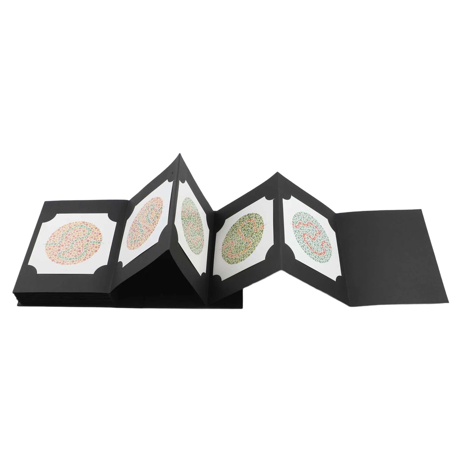 19*14.8*4cm Ishihara Test Book Color Blindness Detection Equipment Color Blindness Test Album-type Book Design