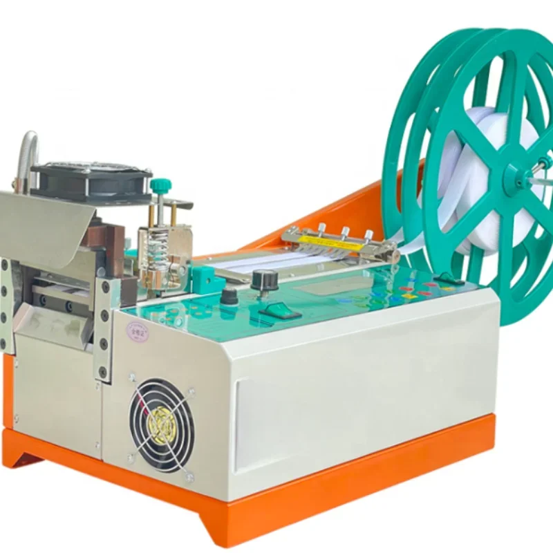 

Hot Cold Knife Nylon Webbing Ribbon Fabric Cutter Elastic Rubber Band Tape microcomputer Cutting Machine