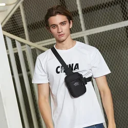 Bolso de pecho para hombre, bandolera pequeña a la moda, tela Oxford, Mini bolso para teléfono móvil, bolsa lateral de hombro para deportes de marido, 2024
