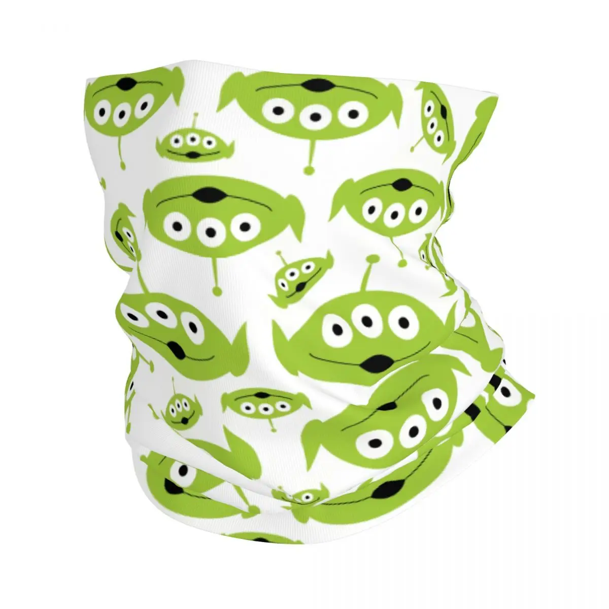 Custom Toy Story Aliens Bandana Neck Warmer Women Men Winter Hiking Ski Scarf Gaiter Face Cover