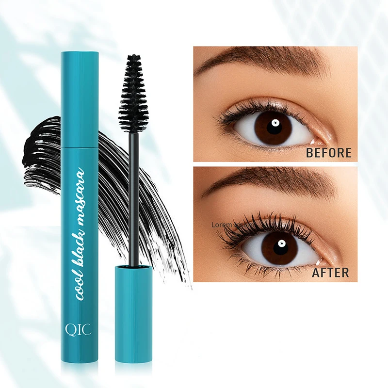 Gedijen Vloeibare Lash Extensions Mascara Premium Waterdicht En Veeg Mascara Zwart Volume En Lengte Rijk Zwart 8G 1 Stuks