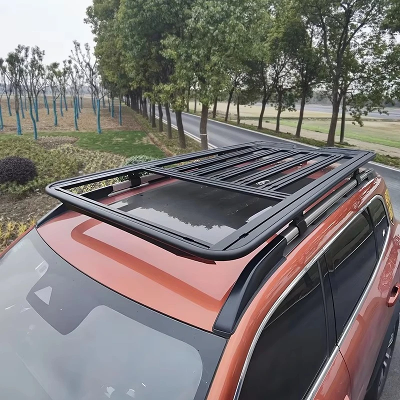 

Guality Aluminum Car Roof Cargo Luggage Roof Rack Side Ladder Side Box for 2020-2023 2024+