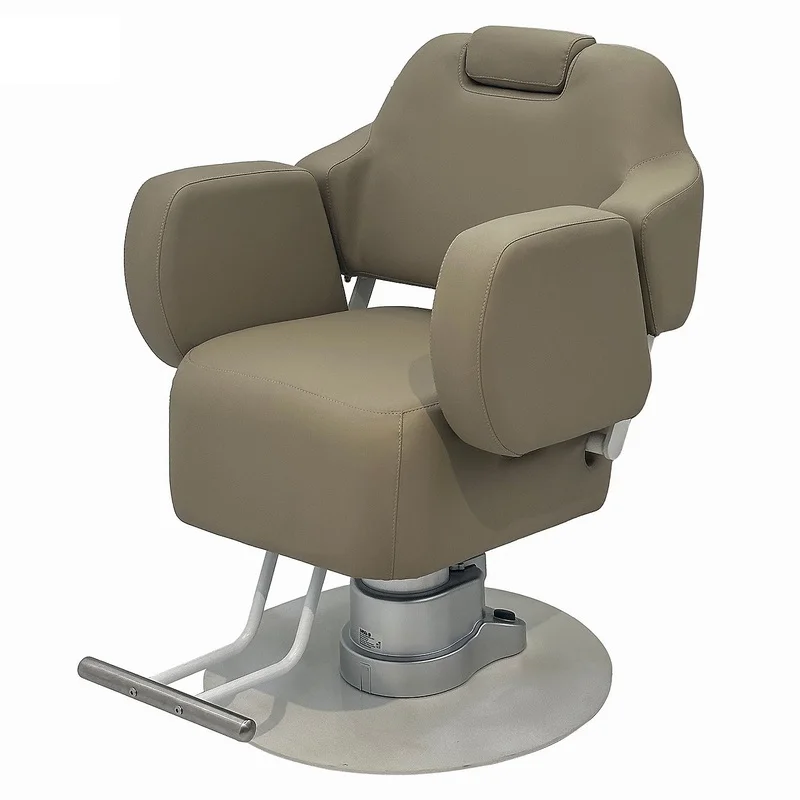Electric Reclining Barber Chair Salon Beauty Hair Stylist Chair Hydraulic Lift Hairdressing Chair for Salon