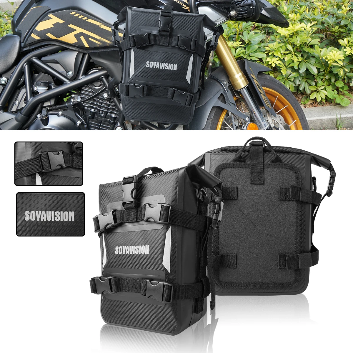 Frame Crash Bar Bag For VOGE DS525X DS 525 X DSX 900 DS900X DS 900 X Motorcycle Waterproof Bumper Bag Repair Tool Placement Bags