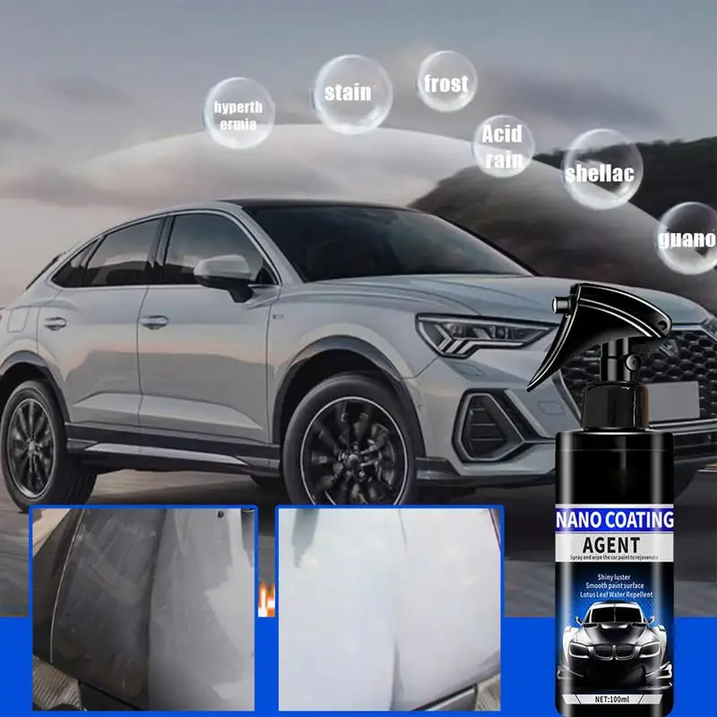 Car Polish Ceramic Coating Vehicle Scratch Repairing Nano Spray Auto Fast Fine Scratch Repair Agent For Motorcycle Convertible