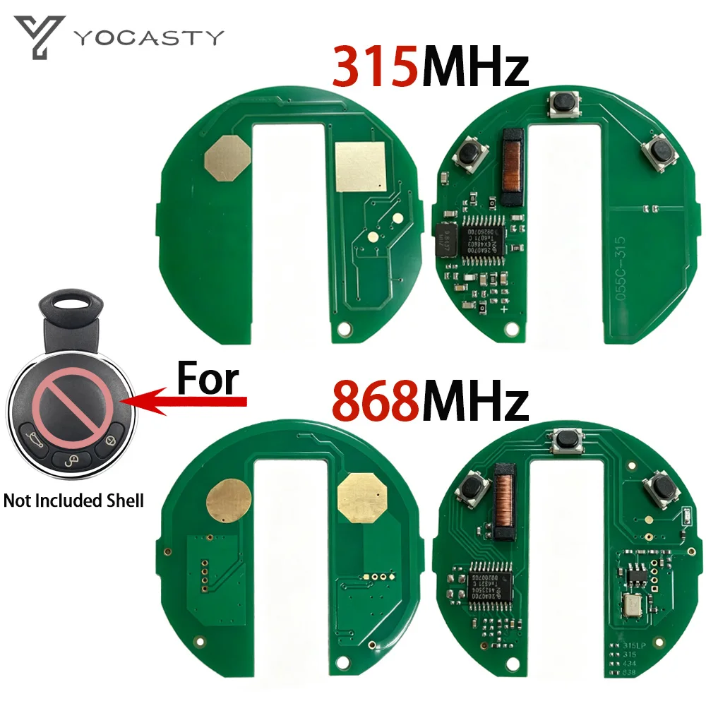 Remote Car Key PCB PCF7945A 46 Chip 315/868 MHz For BMW MINI Cooper 2006 2007 2008 2009 2010 2011 2012 2013 Board 5WK49331